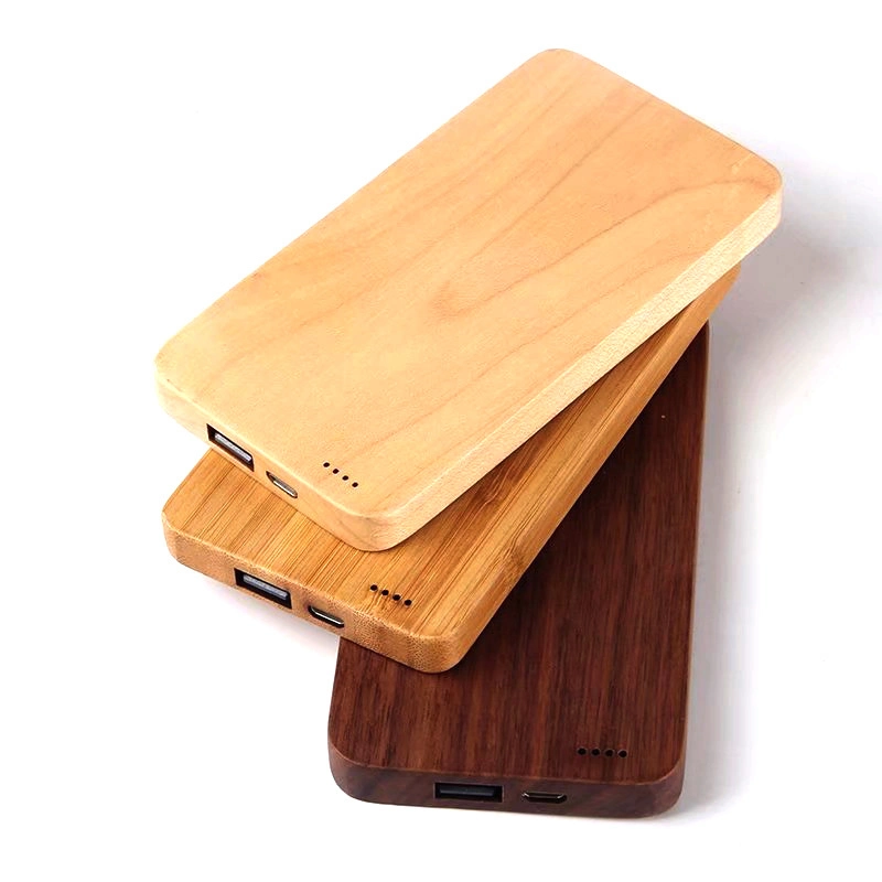 Wholesale Universal Environmental Material Wood and Bamboo Mobile Power Bank