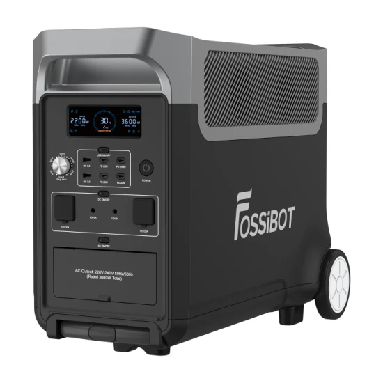 Fossibot 1,8 h carga rápida 110 V/220 V salida CA 3600 W ajustable BMS protección UPS estación de energía portátil generador Solar